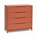 Commode terracotta 4 tiroirs 95x43x90 cm
