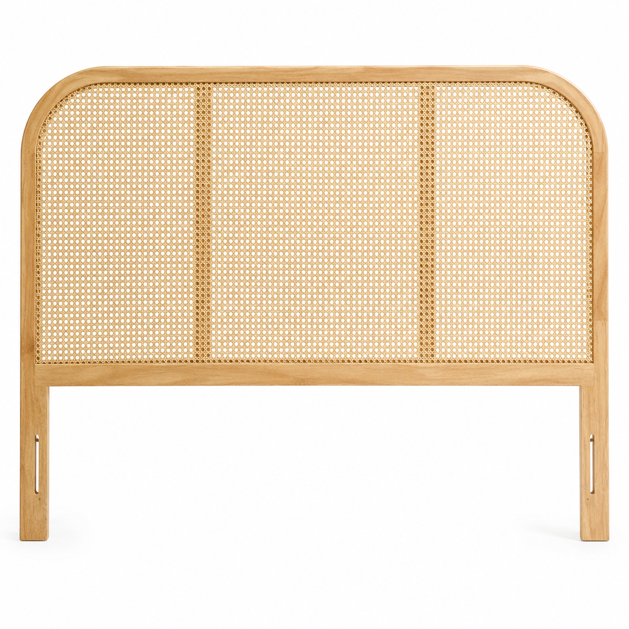 Tête de lit en rotin naturel avec cannage 160x110 cm