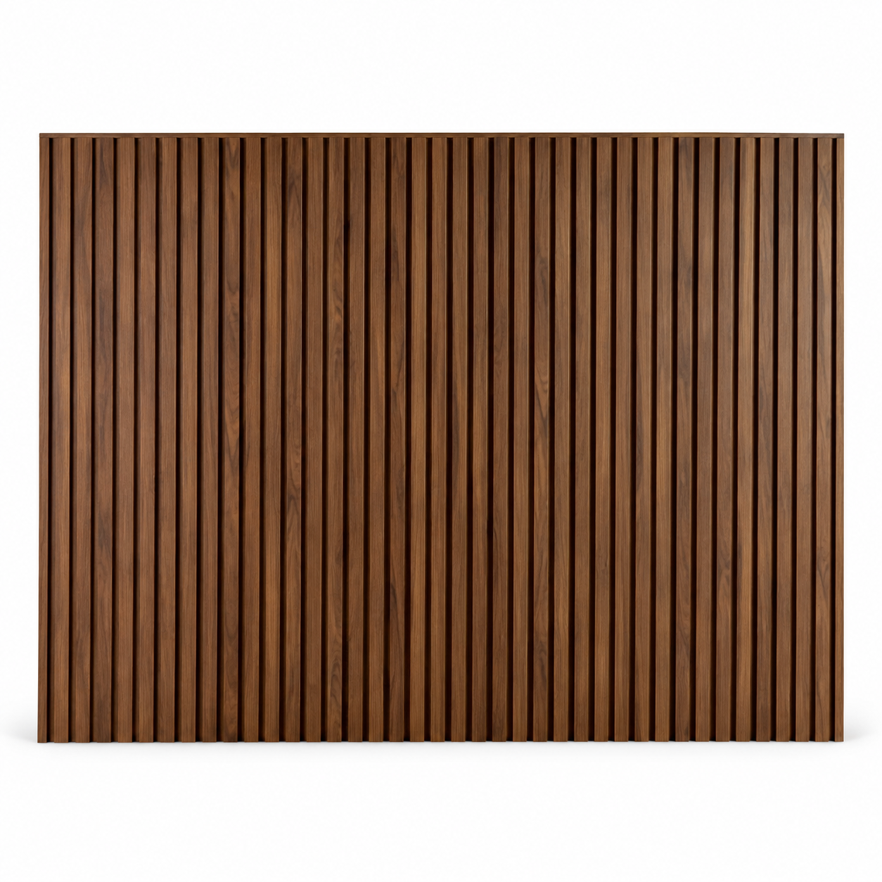 Tête de lit nervurée en noyer 180x120 cm