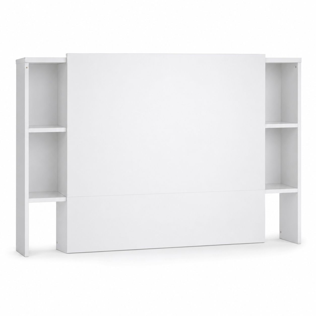 Tête de lit blanche avec niches latérales 160x115 cm
