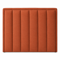 Tête de lit terracotta en lin 160x125 cm